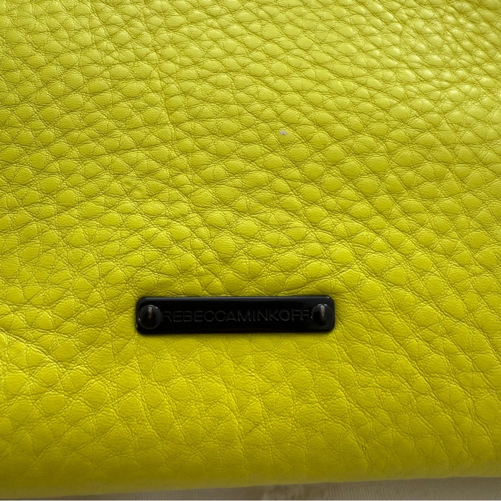 Highlighter Yellow Bright Rebecca Minkoff crossbody - Picture 6 of 10